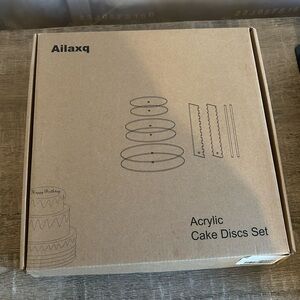 Acrylic Cake Discs Set